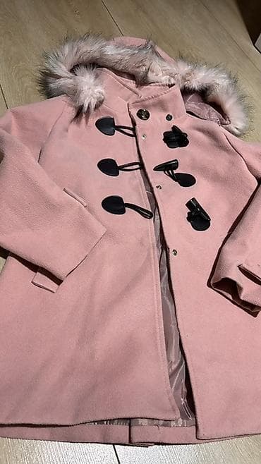 minotti decija odeca: Dečji komplet: kaput vel 8 i baletanke broj 33. - Kaput: nežno roze — 2