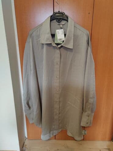 ramax zenska odeca: H&M, 2XL, Poliester, Jednobojni, bоја - Siva — 1