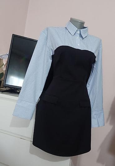 monsoon haljine srbija: Haljina-košulja, model 2 u 1 - Gornji deo: klasična košulja na — 4