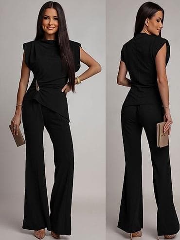 helanke sa kompresijom: 🔥Elegantni ženski komplet – top i pantalone sa širokim nogavicama ✅S M — 8