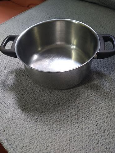slavski komplet: Set inox posuđa 18/10 – lonci i šerpe sa poklopcem korisceni par puta — 8