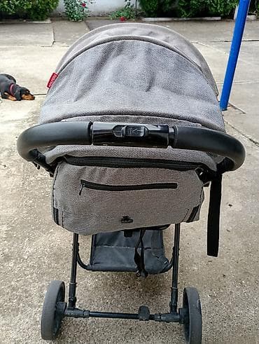 terex za decu: Lagana kišobran kolica za bebe/toddlere, siva boja. - Prostrano — 6
