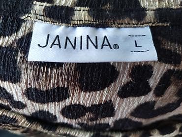 animal print bluza: "JANINA" Bluza Leopard Print - Kratak Rukav * L ⭕ Stanje: Odlično - — 7