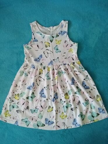 satenske haljine dugih rukava: H&M, Midi, Sleeveless, 98-104 — 1