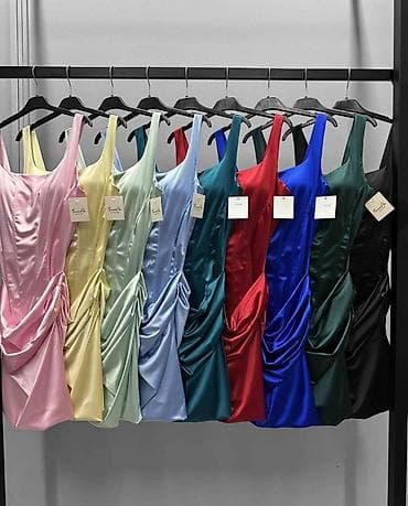 plasticna trska: 🔥Saten haljina mini kroja sa korset leđima
✅3000 din — 6