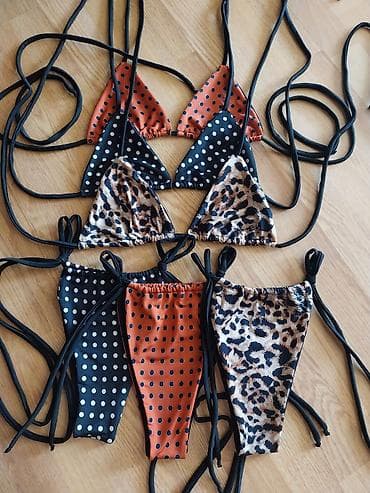 Ženski komplet bikini kupaćih kostima – trouglasti gornji deo i donji