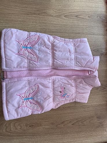 tedy kaput: Prsluk roze 8 veličina. Za devojcice. Furtovan. Ćebasto. Moze i ispod — 1