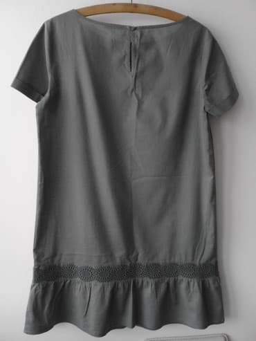 new yorker ves: M, color - Grey, Short sleeves — 2