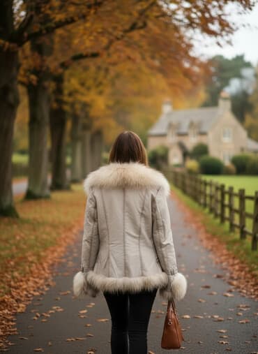 Prsluci: L, Sa postavom, Krzno — 1