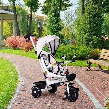 Dečiji bicikli: ECOTOYS Tricikl za decu sa rotirajućim sedištem, gurajućim rukohvatom — 4
