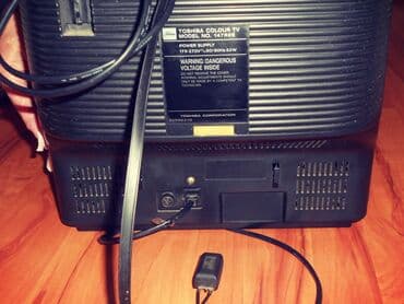 bežična pegla na paru: TV TOSHIBA 147R9E u boji veličina ekrana: 34 cm/14" dijagonala uz tv — 7