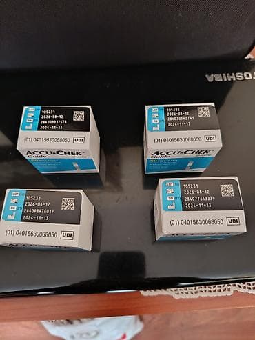 maska za nos: Accu‑Chek Guide test trake, rok 12.08.2026. - Namenjene za merenje — 1