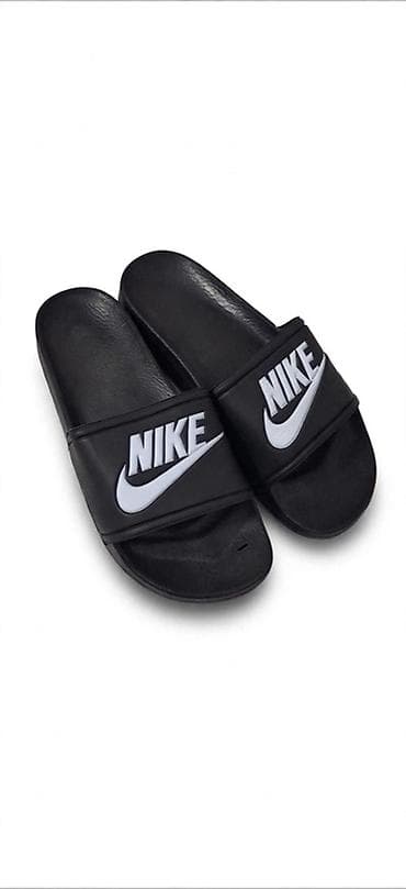 leon drvene klompe: Nike papuče – klasične klizačice sa jednim širokim gornjim kaišem i — 2