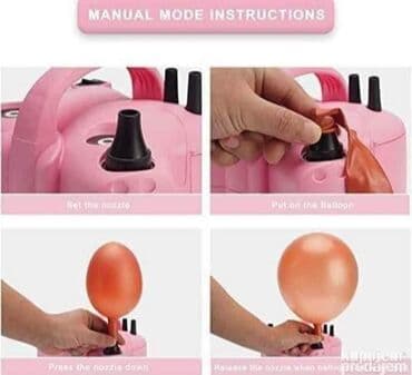 simpo duseci akcija: Pumpa za balone sa nastavcima za pumpanje duseka Pumpa za duvanje — 6