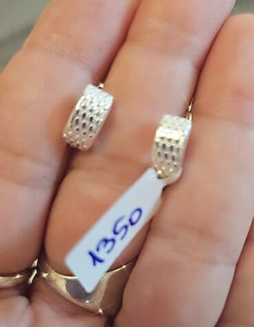 srebro vrbas: Srebrni nakit – izbor modela - Minđuše kuglice: klasične srebrne — 6
