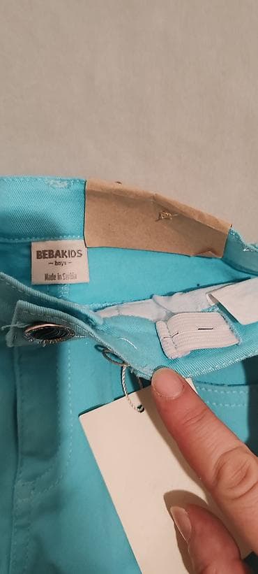 kroksice za decake: Bebakids dečje bermude za dečake - Boja: tirkizna - Model: klasičan — 4