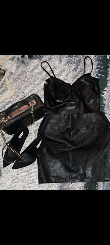 lidl haljine 2024: S (EU 36), color - Black, Cocktail, With the straps — 1