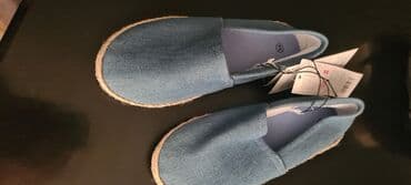 srebrne cipele: Espadrilles, Size - 34 — 2