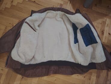 jakna za trudnice: Kožna jakna Prava koža, L, bоја - Braon — 3