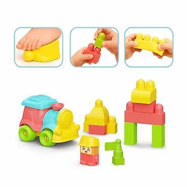 kamioni igracke: Meki konstrukcioni blokovi – Soft Bloki Blocks (24 delova) - — 8