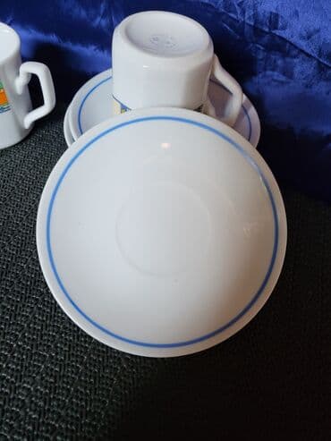 solje za caj: Soljice nove za kafu Zajecar porcelan iz 70ih. Soljice perfektne,na — 10