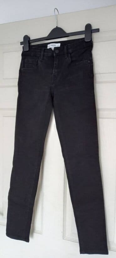 svecane pantalone i tunike: Nove Mango crne farmerke XS. Potpuno nove Mango crne farmerke, nikad — 3