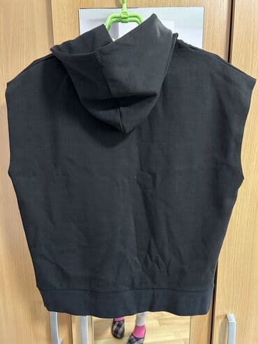 prsluci sa krznom: Zara, S (EU 36), Cotton, color - Black — 2