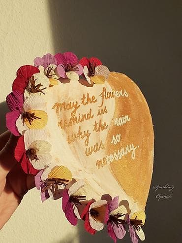 korpice za cvece: Veštačko cveće, bоја - Zlatna, Novo — 7