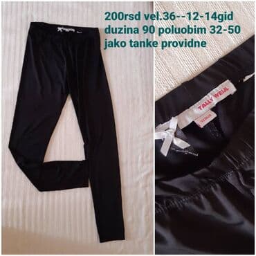 trudničke pantalone: S (EU 36), Spušteni struk, Drugi kroj pantalona — 6