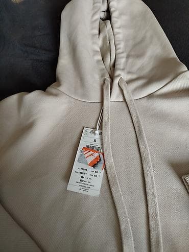 patike za halu: RESERVED dukserica sa kapuljačom – model S - Boja: svetlo bež/ekri - — 3