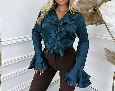 tunike: 💫Ženska elegantna bluza sa volanima
✅2500 din — 1