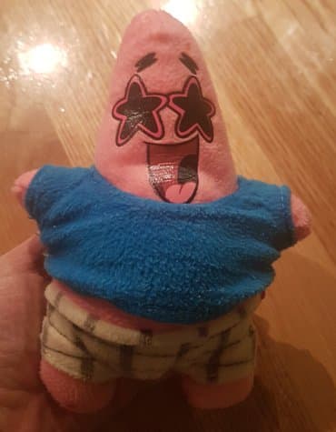 svetleca haljina za devojcice: Plisana igracka patrik - sundjer bob - nickelodeon — 1