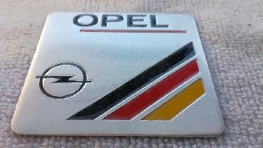 Vozila: Samolepljiva metalna pločica - OPEL 2 Samolepljiva metalna pločica - — 2