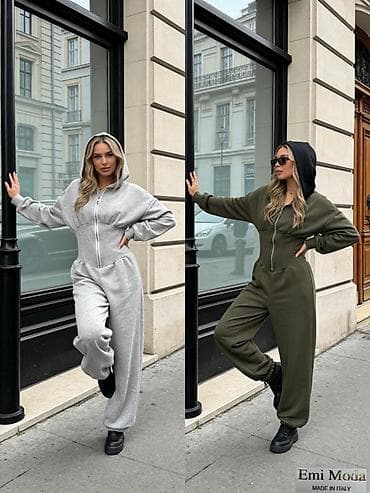 ivet kombinezoni: 🔥Ženski kombinezon sa kapuljačom – (Made in Italy)
✅2900 din — 1