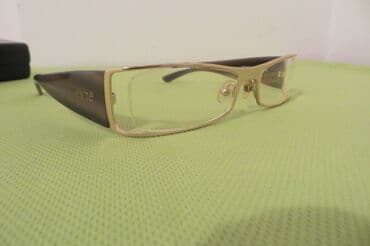 kozne mokasine sa debelim djonom: Prescription glasses, color - Gold — 7