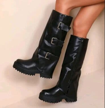 Oxfords: High boots — 6