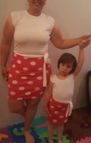 haljina 10: Haljine za mame i devojcice - rade se u velicinama od 1 do 12, i za — 27