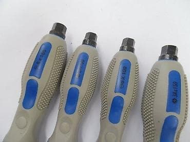 cirkular za drva: Set od 4 šrafcigera - Tipovi: ravni i krstasti (Pozi/Phillips) – po — 9