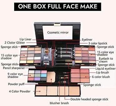 Makeup: Komplet profesionalne šminke u koferu – Miss Rose Sve što je potrebno — 3