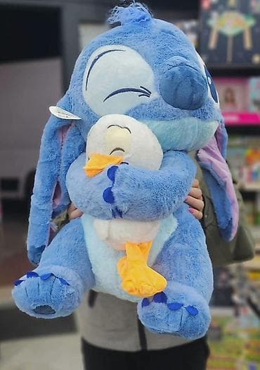 kaka dres: 🩵 Velika plišana igračka – Stitch & Paja Patak 🩵 Preslatka, mekana — 2