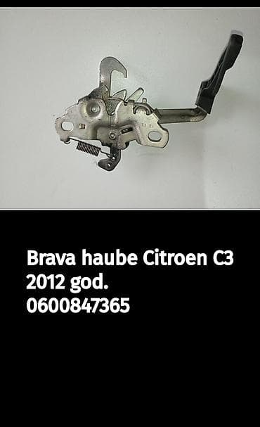 Brava haube za Citroën C3, model 2012. - Originalni mehanizam na lalafo.rs Brava haube za Citroën C3, model 2012. - Originalni mehanizam