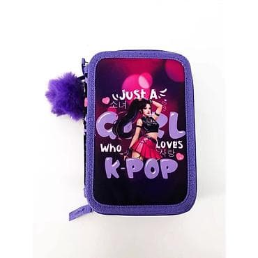 sparco papucice: K-pop ranac za devojčice u atraktivnoj crno-ljubičastoj kombinaciji — 6