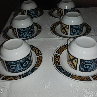 nove doncafe solje: Soljice za crnu kafu, set od 6 kom., izuzetno lep dizajn, novo - — 1
