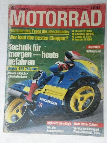 ubice mog oca 1: Casopisi motorrad o motorima 10 kom, brojevi: 14/1981,18/83 — 1