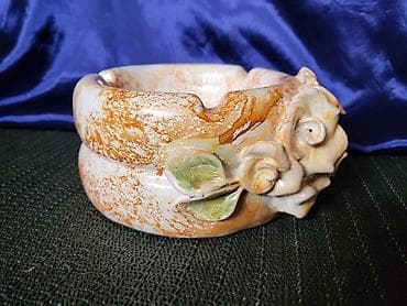 Prehrambeni proizvodi: Pepeljara nova,rucni rad iz 80ih.god. Nova pepeljara sve na njoj — 7