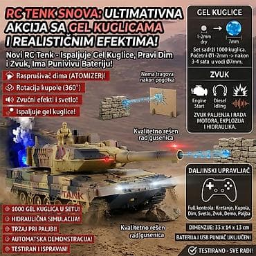 markirani muski dzemperi: Karakteristike: - ISPALJUJE GEL KUGLICE: 1000 gel kuglica u setu — 1