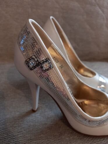 srebrne cipele: Pumps, 36 — 5