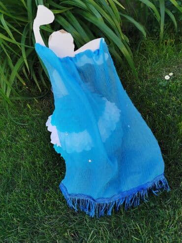 step deke: Birthday decoration, color - Light blue, New — 5