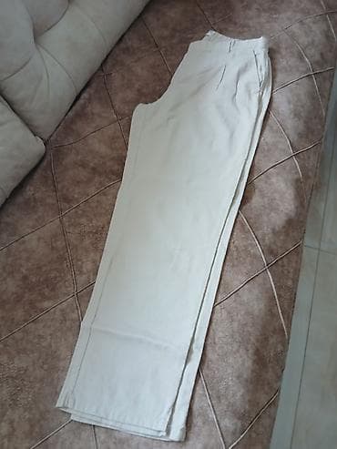 ugg bez: Bele pantalone za svakodnevno nošenje - Boja: svetlo bež/krema - — 1