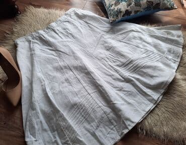 Skirts: L, Mini, color - White — 3